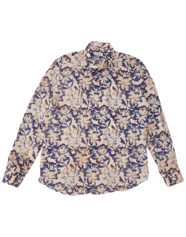 Dino Erre Herreskjorte str. 42 Large Multicolored Floral