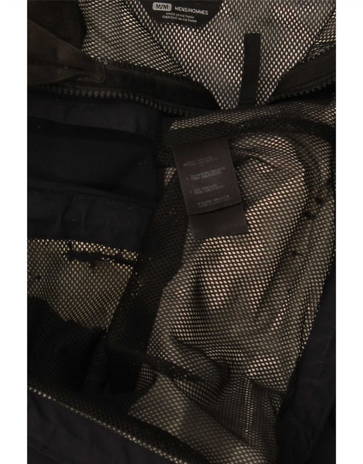 The North Face Regnjakke med hætte til mænd UK 38 Medium Sort Nylon
