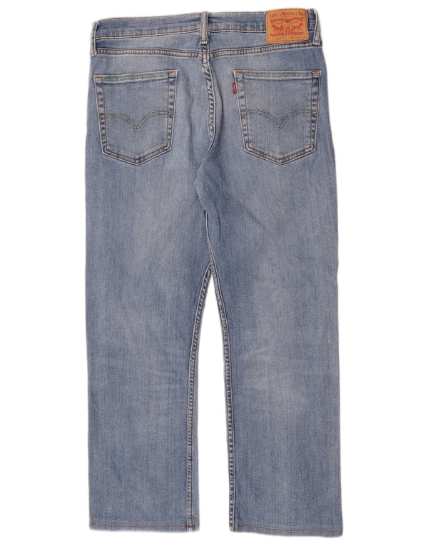 Levi's Herre 514 lige jeans W34 L27 blå bomuld