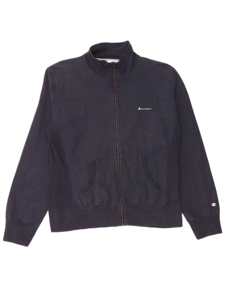 CHAMPION Womens Heritage Classics Tracksuit Top Jacket UK 18 XL Navy Blue