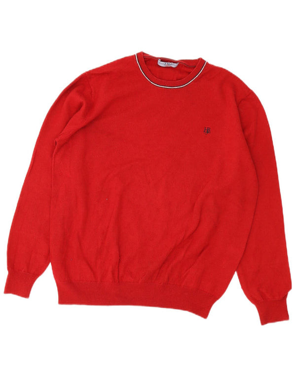 Harmont & Blaine dame sweater med rund hals DK 20 2XL rød bomuld