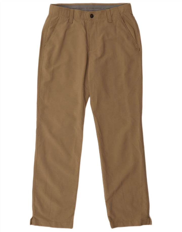 Under Armour Herre Lige Chino Bukser W32 L32 Beige Nylon