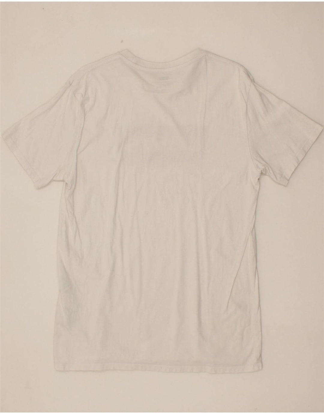 LEVI'S Mens Graphic T-Shirt Top Medium White Cotton Vintage Levi's and Second-Hand Levi's from Messina Hembry 