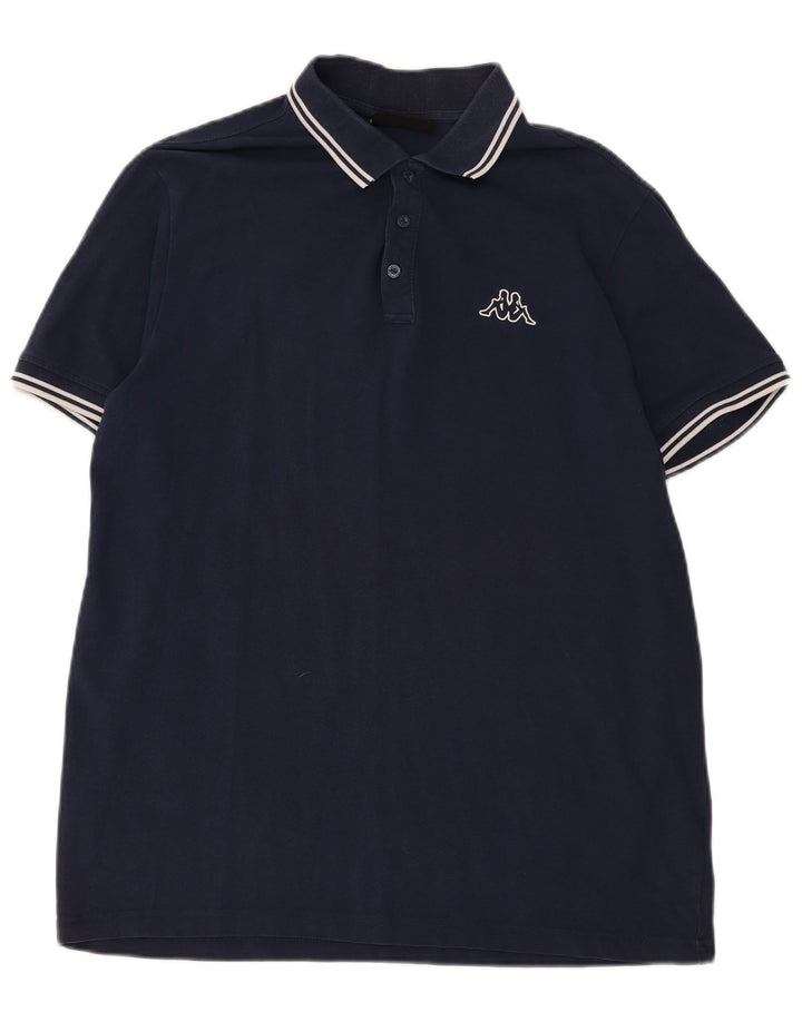 Kappa herre poloshirt XL marineblå bomuld
