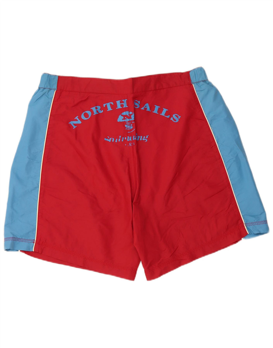 NORTH SAILS Grafiske badeshorts til mænd Store Røde Colourblock Polyamid