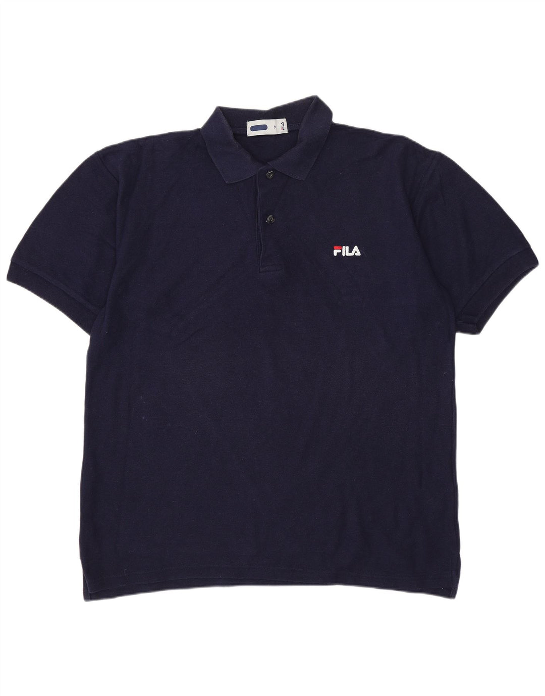 Fila herre poloshirt Medium marineblå bomuld