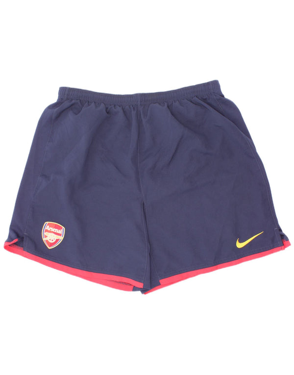 Nike Boys Arsenal sportsshorts 13-14 år XL Marineblå stribet polyester