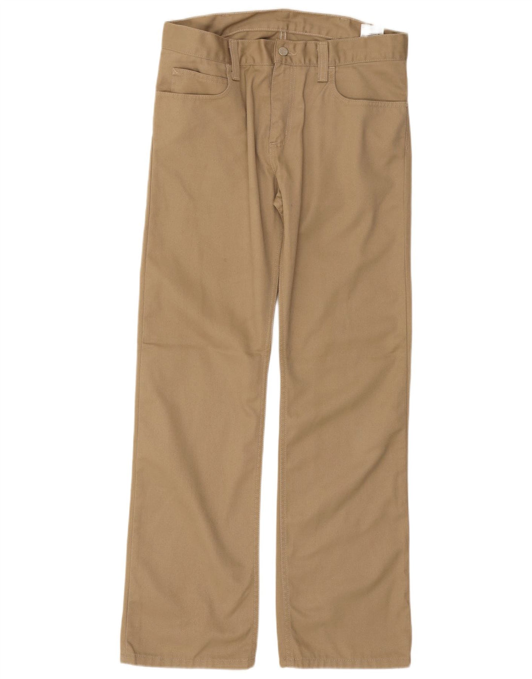 CARHARTT Herre Bootcut Casual Bukser W32 L34 Beige Polyester