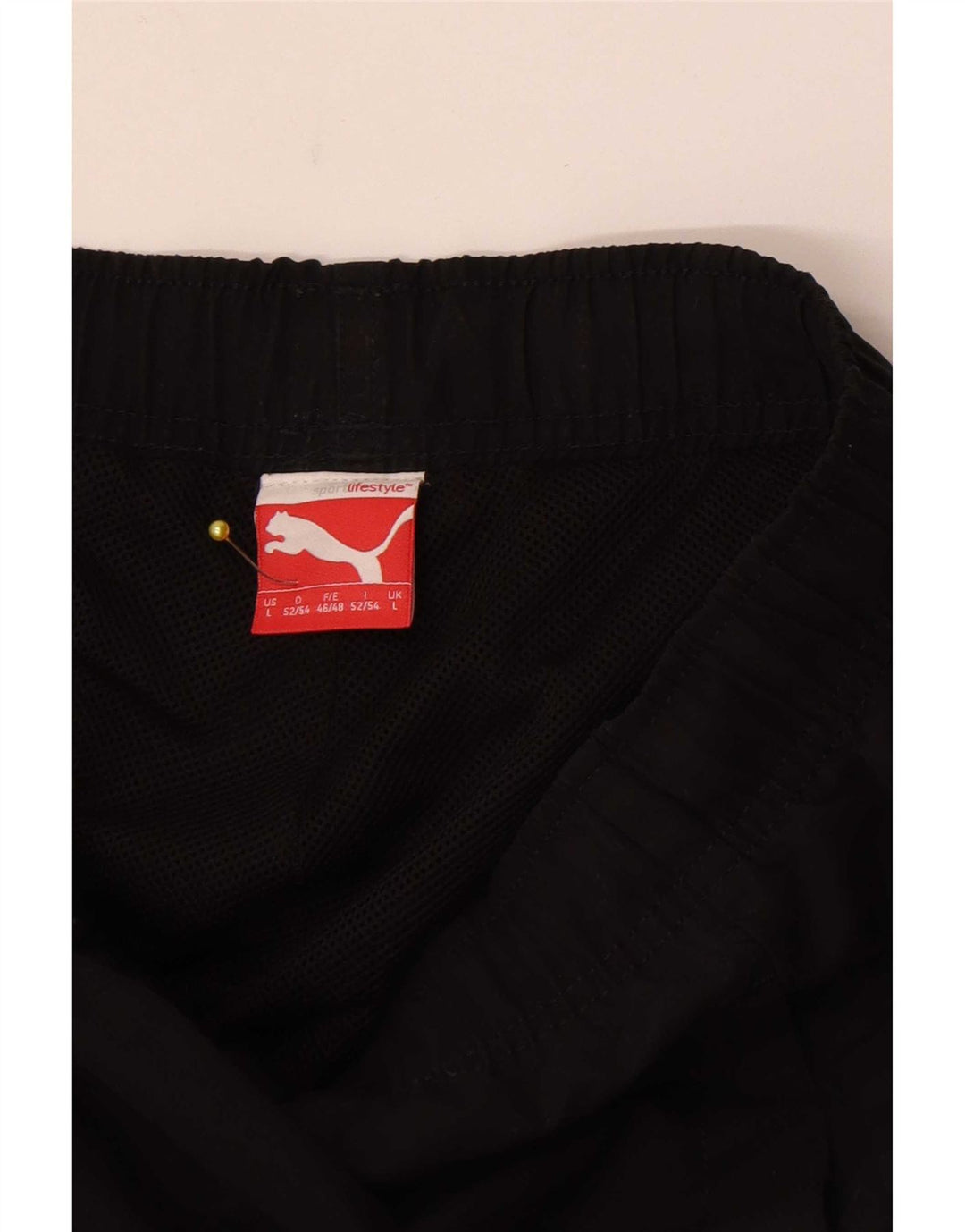 Puma Herre grafiske sportsshorts Large Sort
