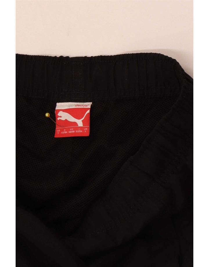 Puma Herre grafiske sportsshorts Large Sort
