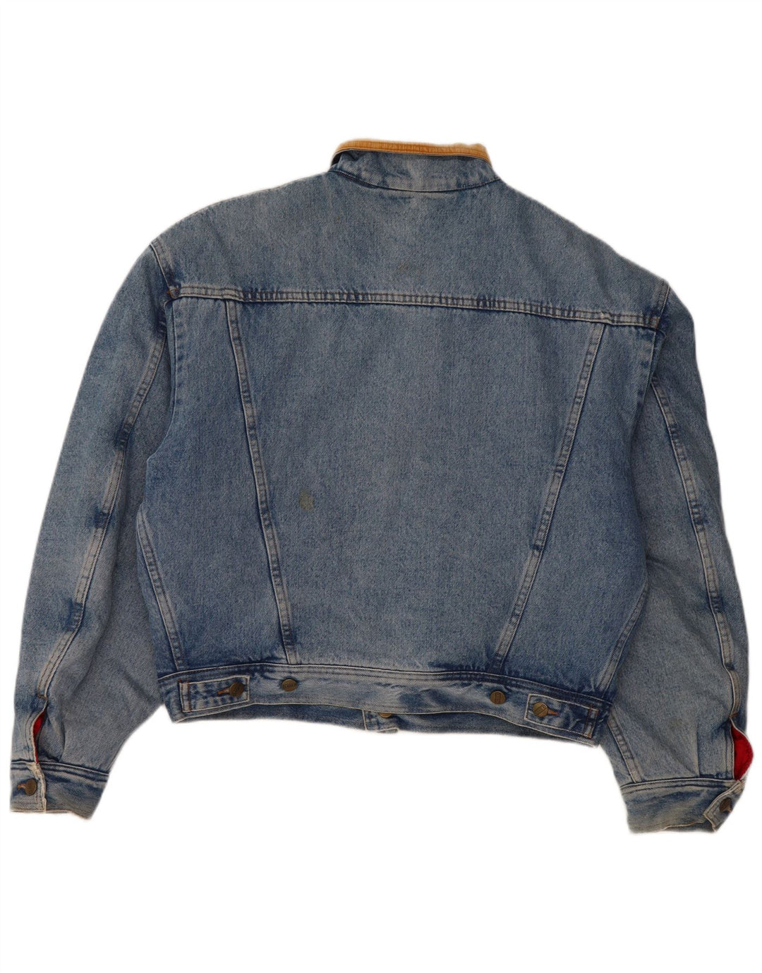Lukket Herre denimjakke IT 50 Stor Blå Bomuld