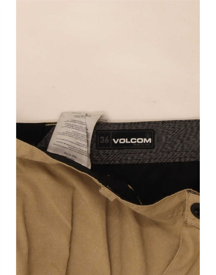 Volcom Herre Thanaz Chino Shorts W36 Large Beige Polyester