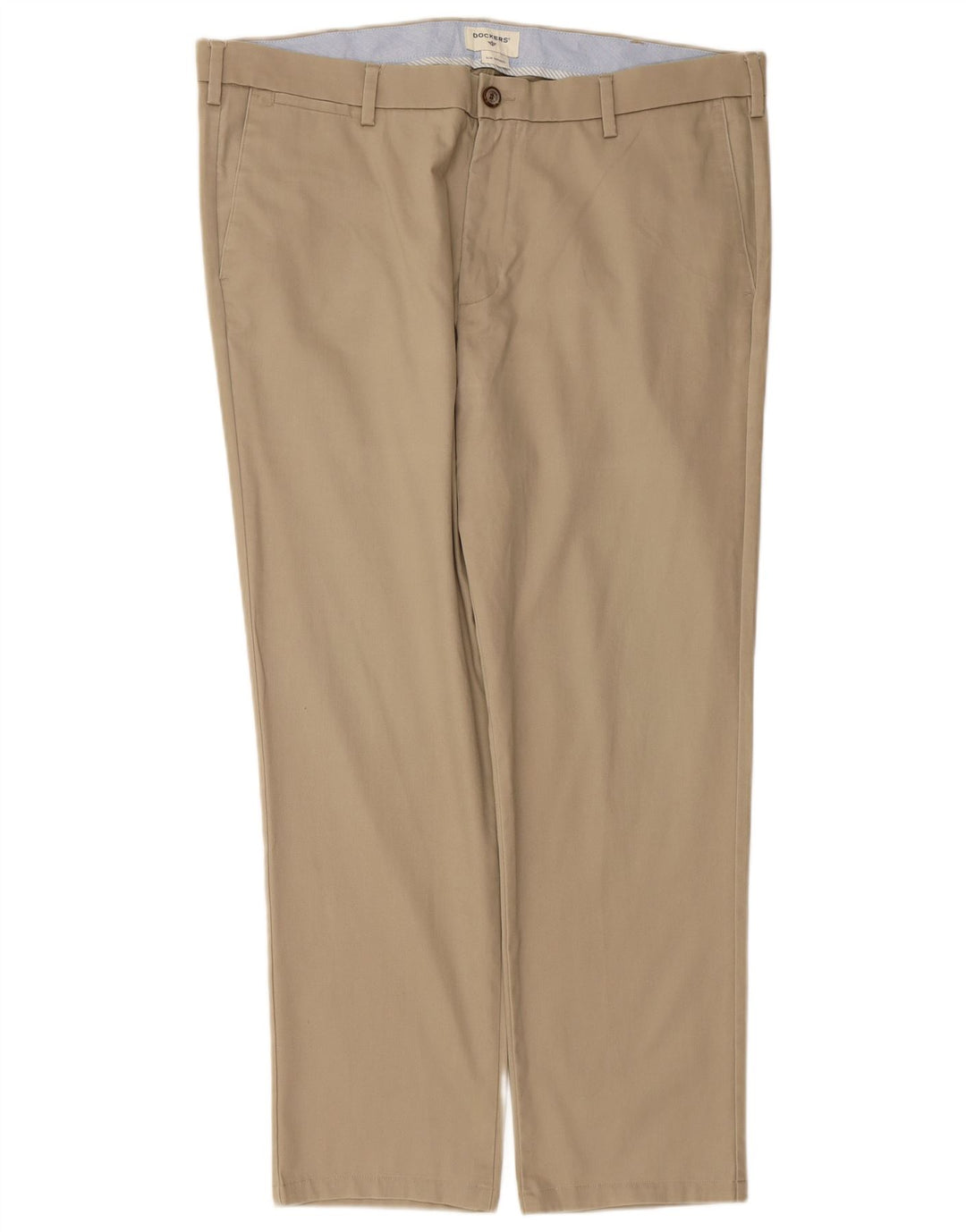 DOCKERS Herre Slim Tapered Chino Bukser W40 L29 Beige Bomuld