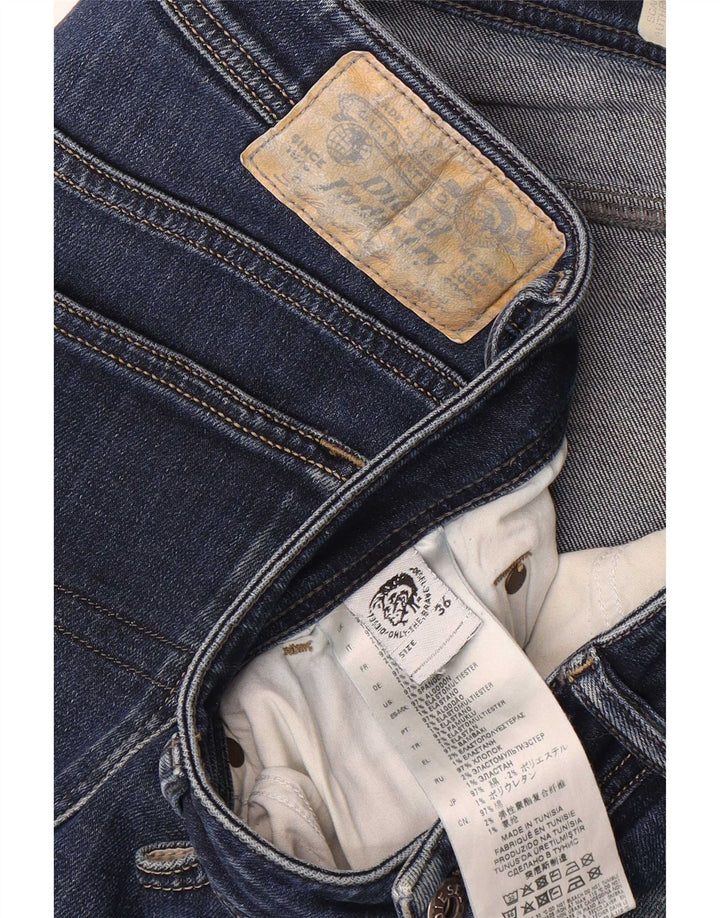 Diesel Herre Slim Jeans W36 L29 Blå Bomuld