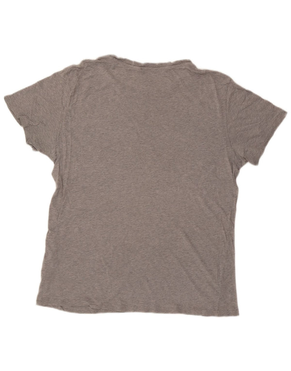 Levi's Herre grafisk T-shirt Top XL Grå Flecked Bomuld