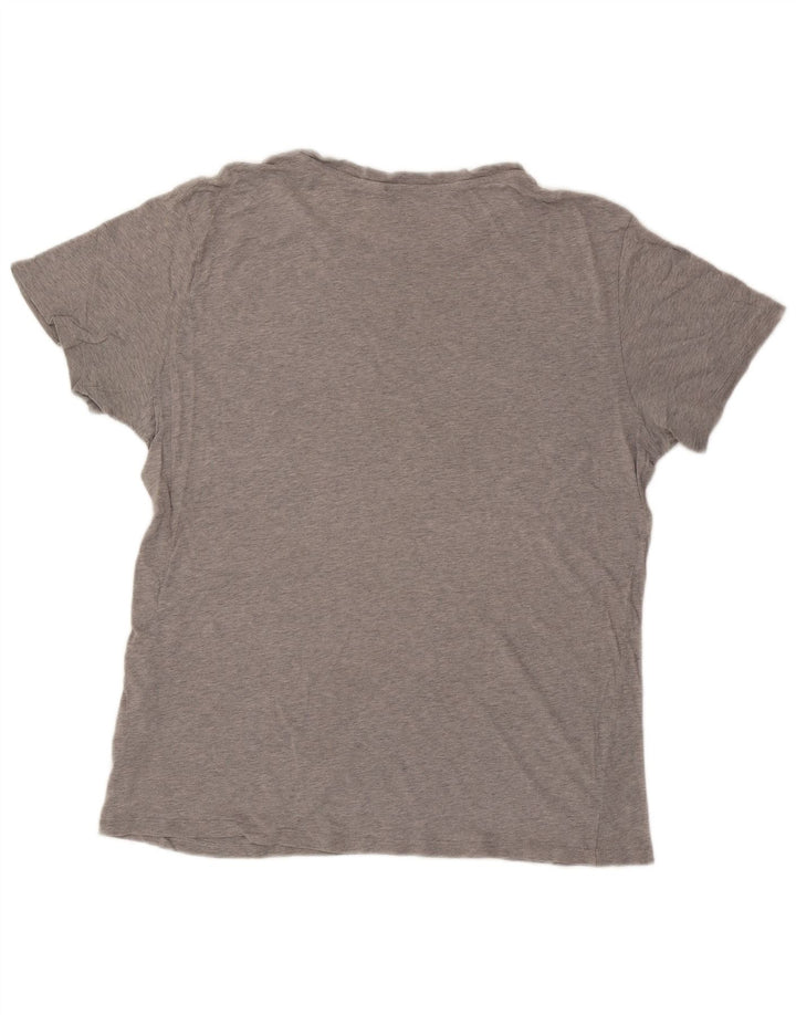 Levi's Herre grafisk T-shirt Top XL Grå Flecked Bomuld