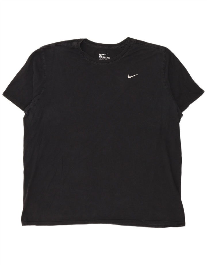 NIKE T-shirt top i atletisk snit til mænd 2XL Sort