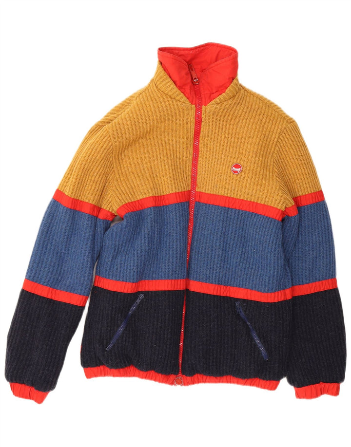 BRUNIK Womens Reversible Jacket IT 46 Large Red Cotton