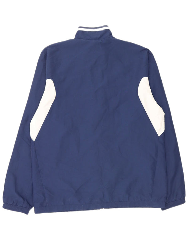 Adidas Træningsdragt til mænd Topjakke UK 40/42 Medium Navy Blue Colourblock