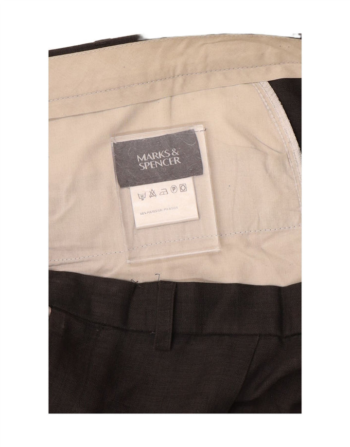 Marks & Spencer Herre Pegged Suit Bukser W44 L29 Grå Polyester