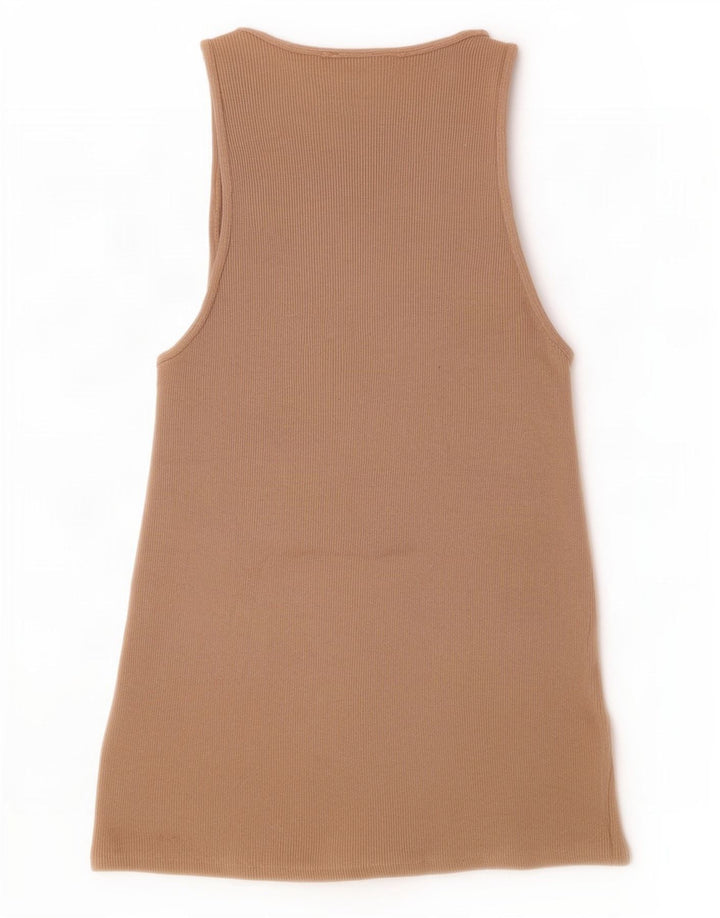 Zara Damevest Top UK 10 Small Beige