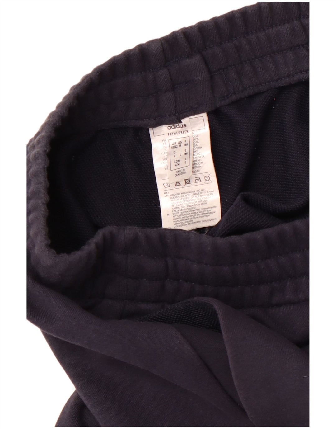 ADIDAS Træningsdragt til mænd Joggers UK 40/42 Medium marineblå bomuld