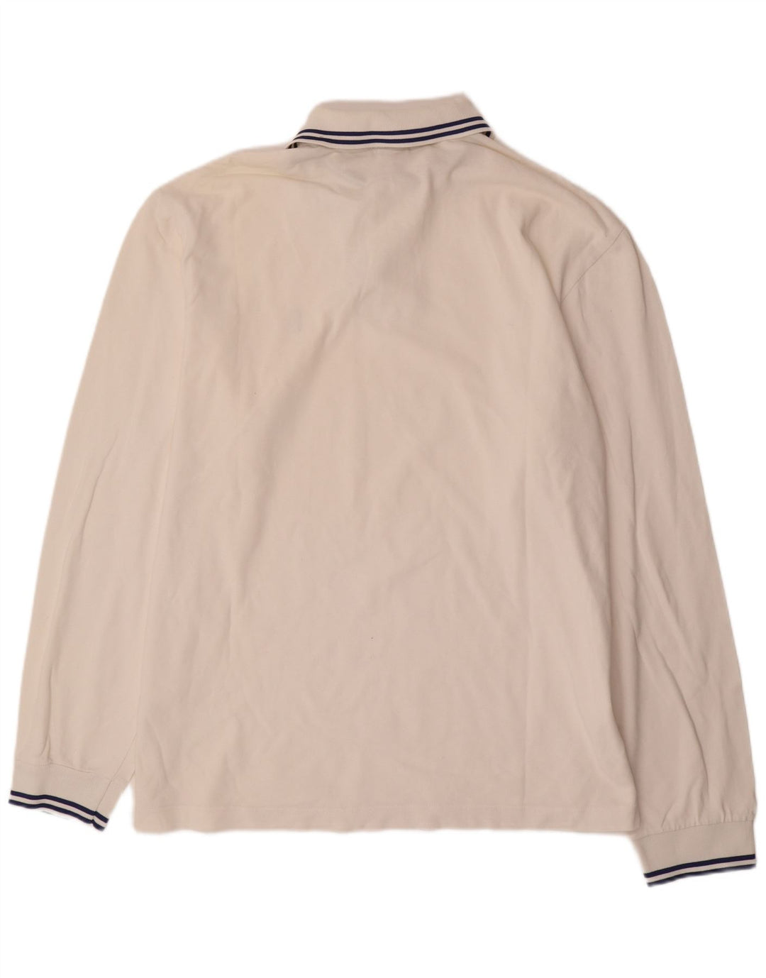 MARINA YACHTING Langærmet herre poloshirt 3XL hvid bomuld