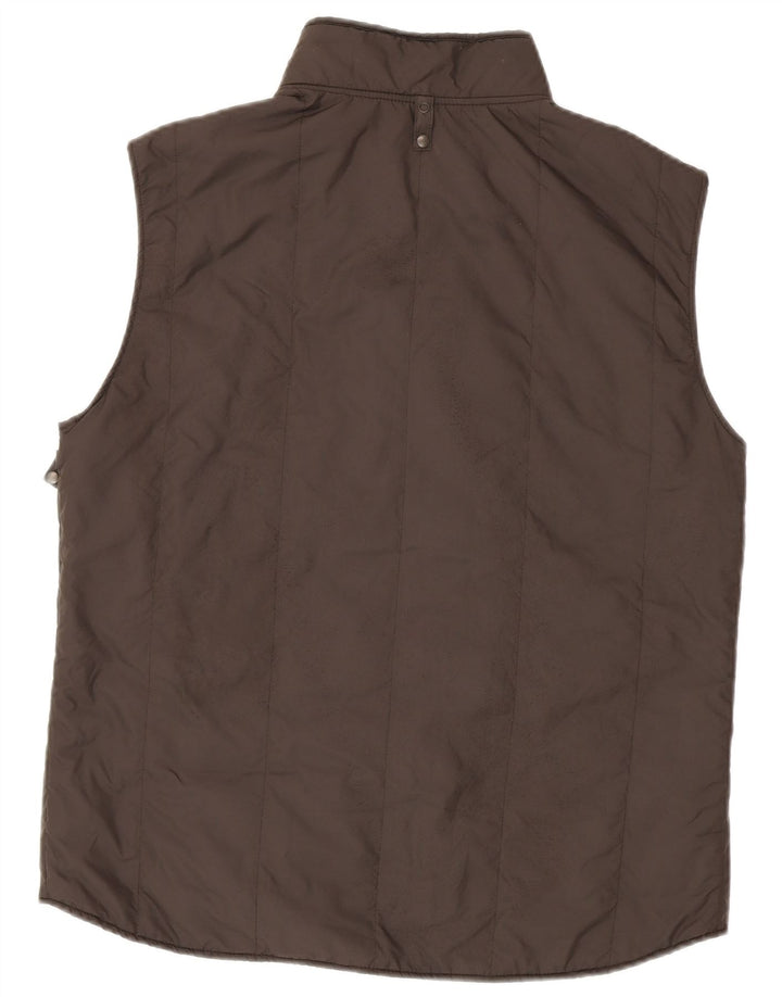 Massimo Dutti Herre Liner Polstret Gilet EU 52 Stor Grå Polyester