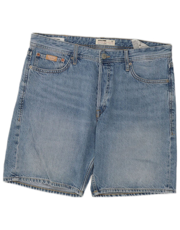 Jack & Jones Herre Chris Denim Shorts Large W34 Blå Bomuld