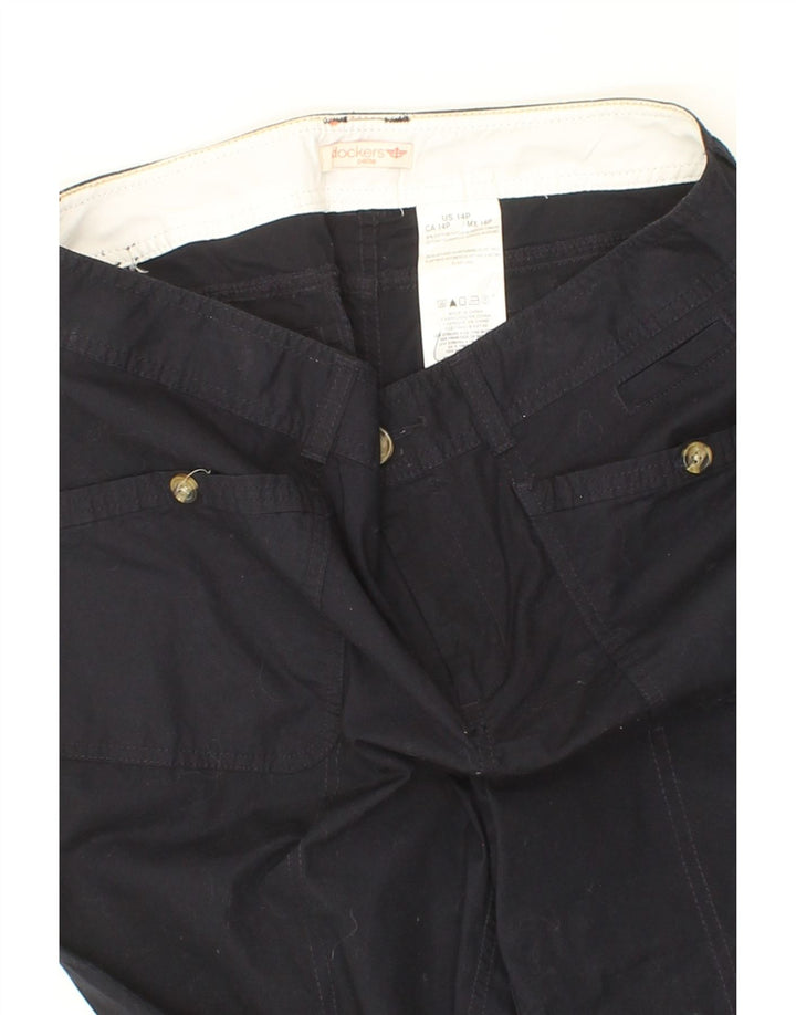 DOCKERS Womens Bermuda Shorts US 14 XL W32  Navy Blue Cotton Vintage Dockers and Second-Hand Dockers from Messina Hembry 