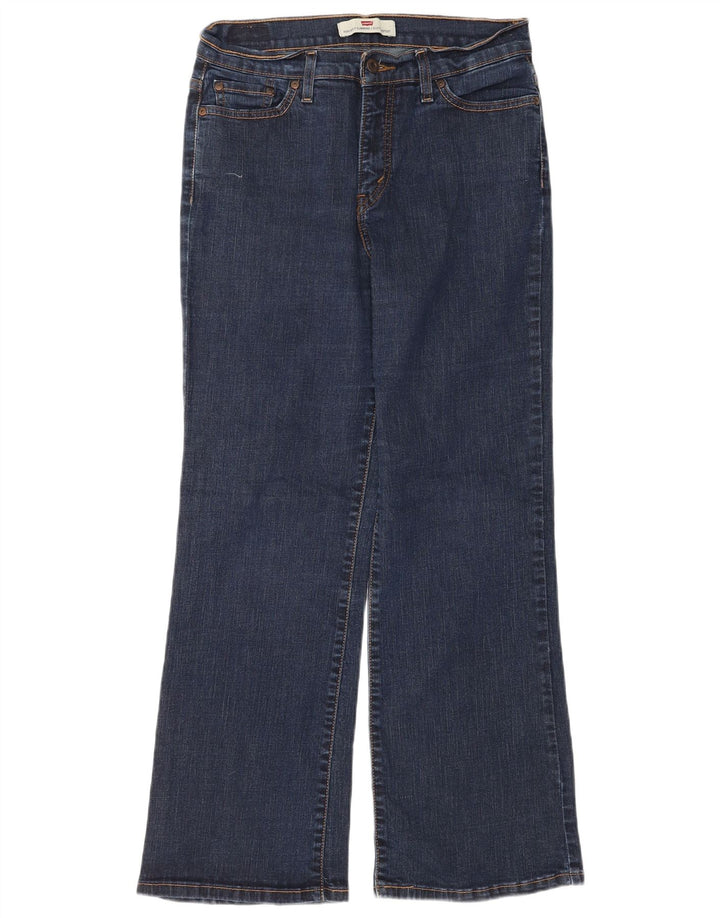 Levi's Womens 512 Perfectly Slanking Bootcut Jeans W31 L30 Blue Cotton