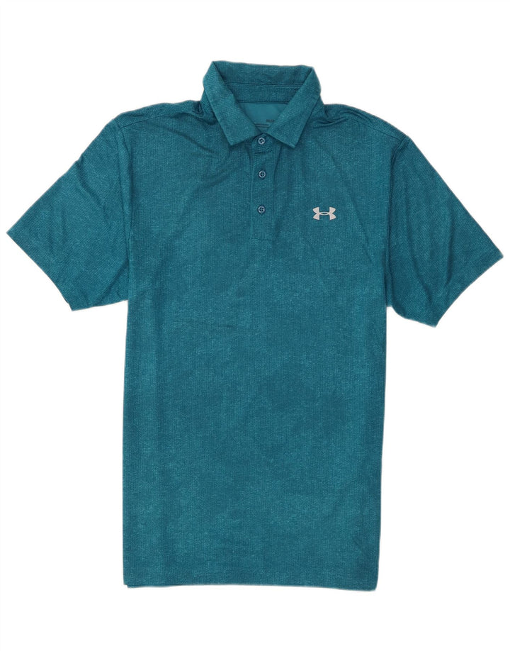 Under Armour Herre Heat Gear Polo Shirt Lille Blå