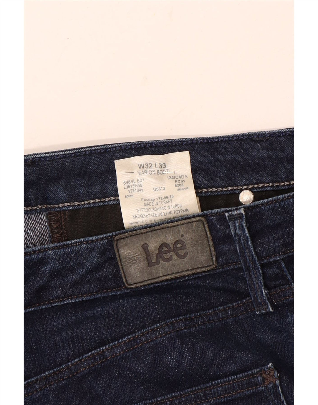 Lee Dame Marion Bootcut Jeans W32 L27 Marineblå Bomuld