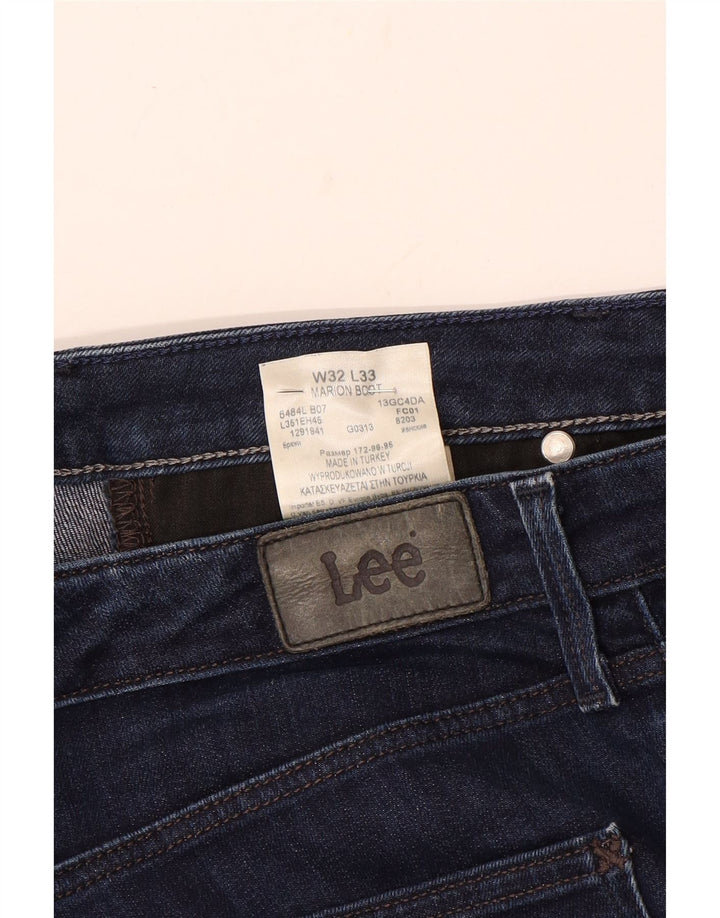 Lee Dame Marion Bootcut Jeans W32 L27 Marineblå Bomuld