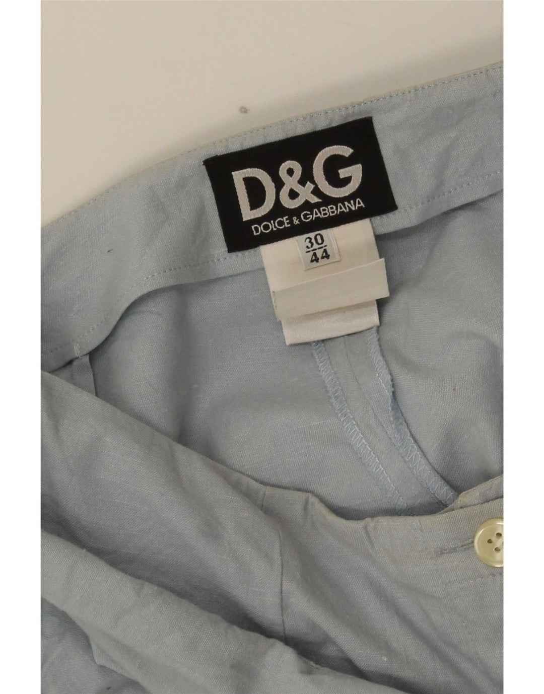 Dolce & Gabbana Dame Bootcut Bukser IT 44 Medium W30 L31 Blå