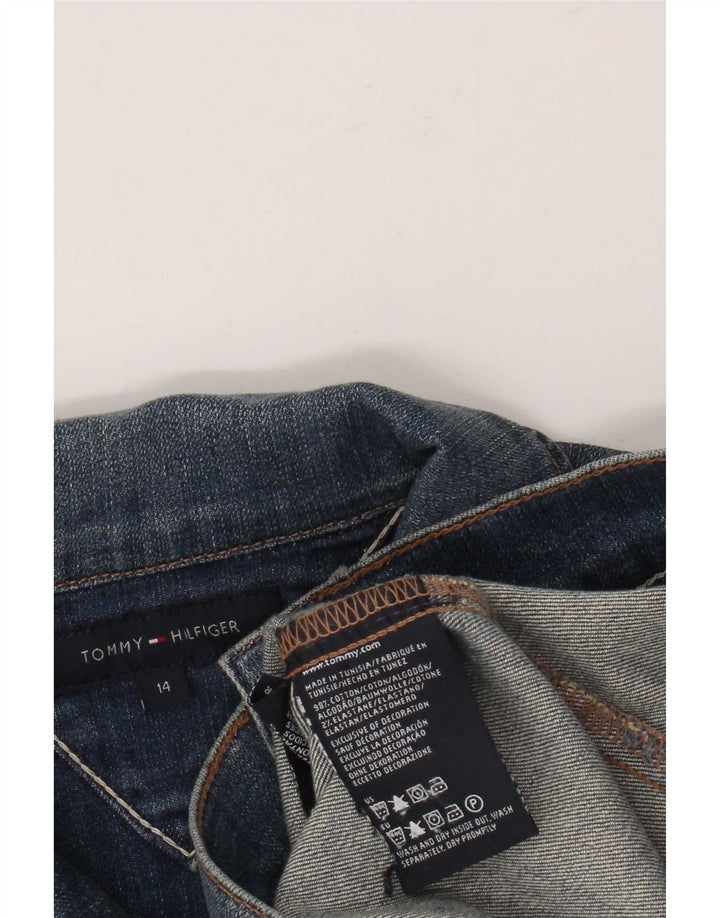 Tommy Hilfiger Dame denimjakke US 14 XL Blå Bomuld