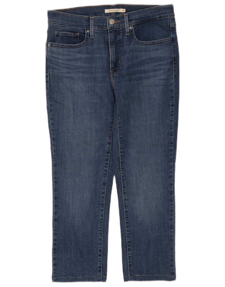 Levi's Dame 312 Afgrødeformende Slim Jeans W30 L24 Blå Bomuld