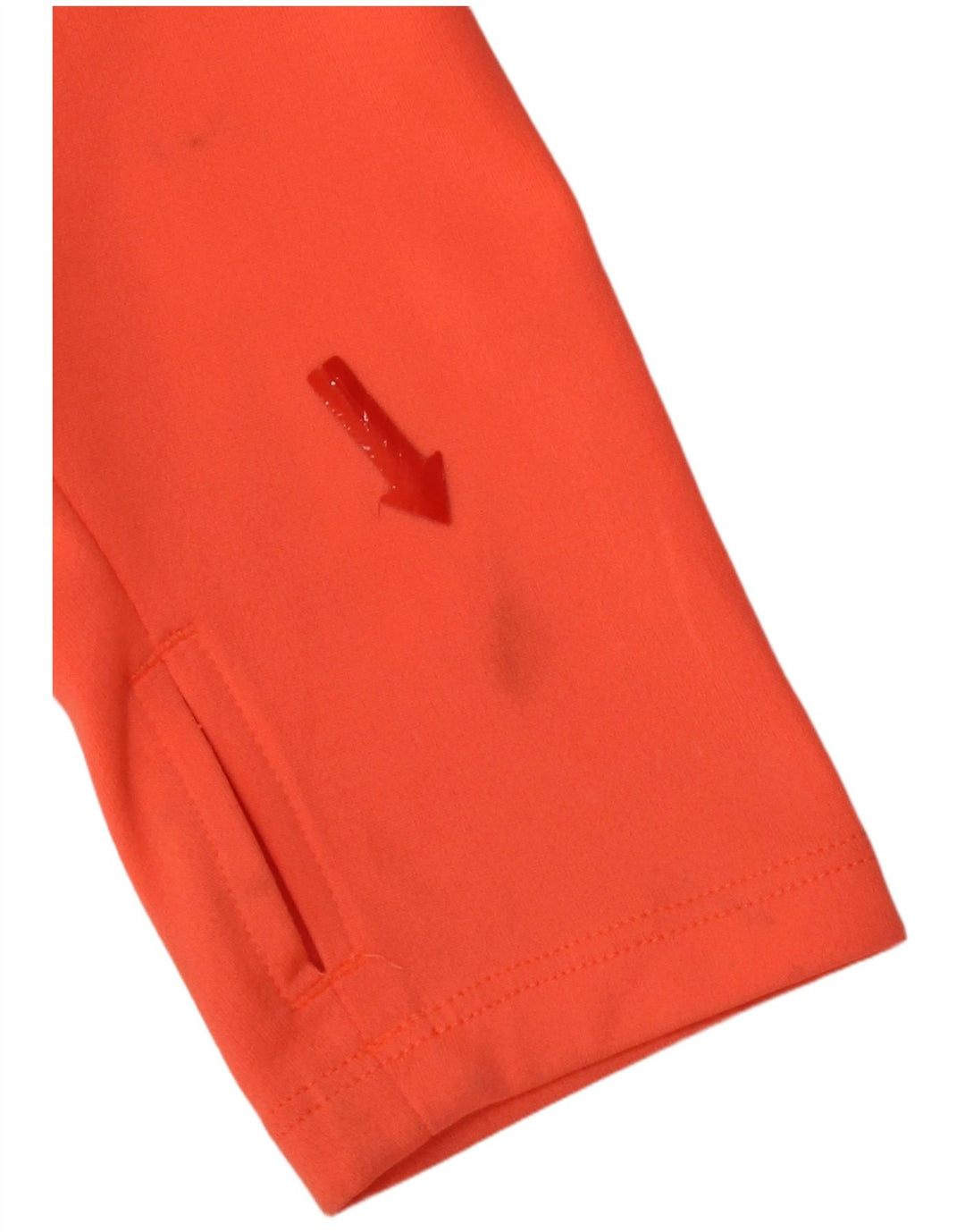 Nike Dame Dri Fit Grafisk Pullover Træningsdragt Top UK 10 Lille Orange