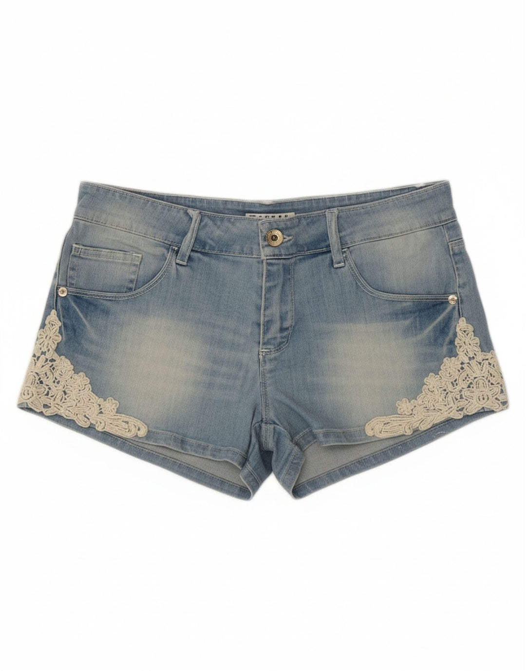 GUESS Girls Denim Shorts 15-16 Years W28 Blue