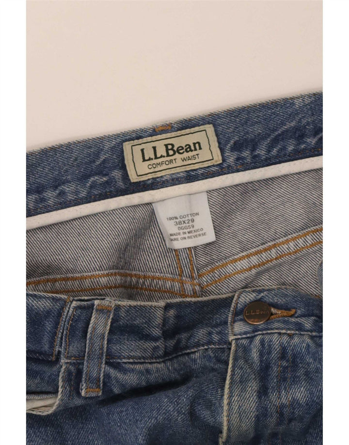 L.L.Bean Straight jeans til mænd W38 L29 blå bomuld