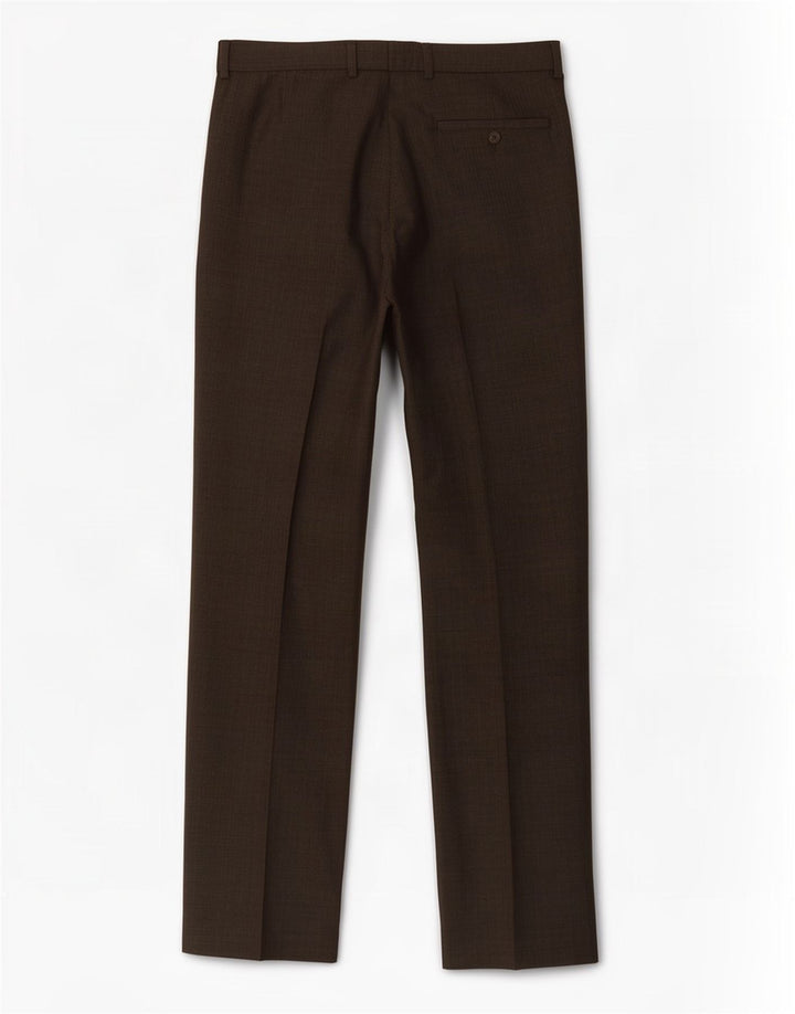 Marks & Spencer Herre Pegged Suit Bukser W32 L31 Brun Polyester