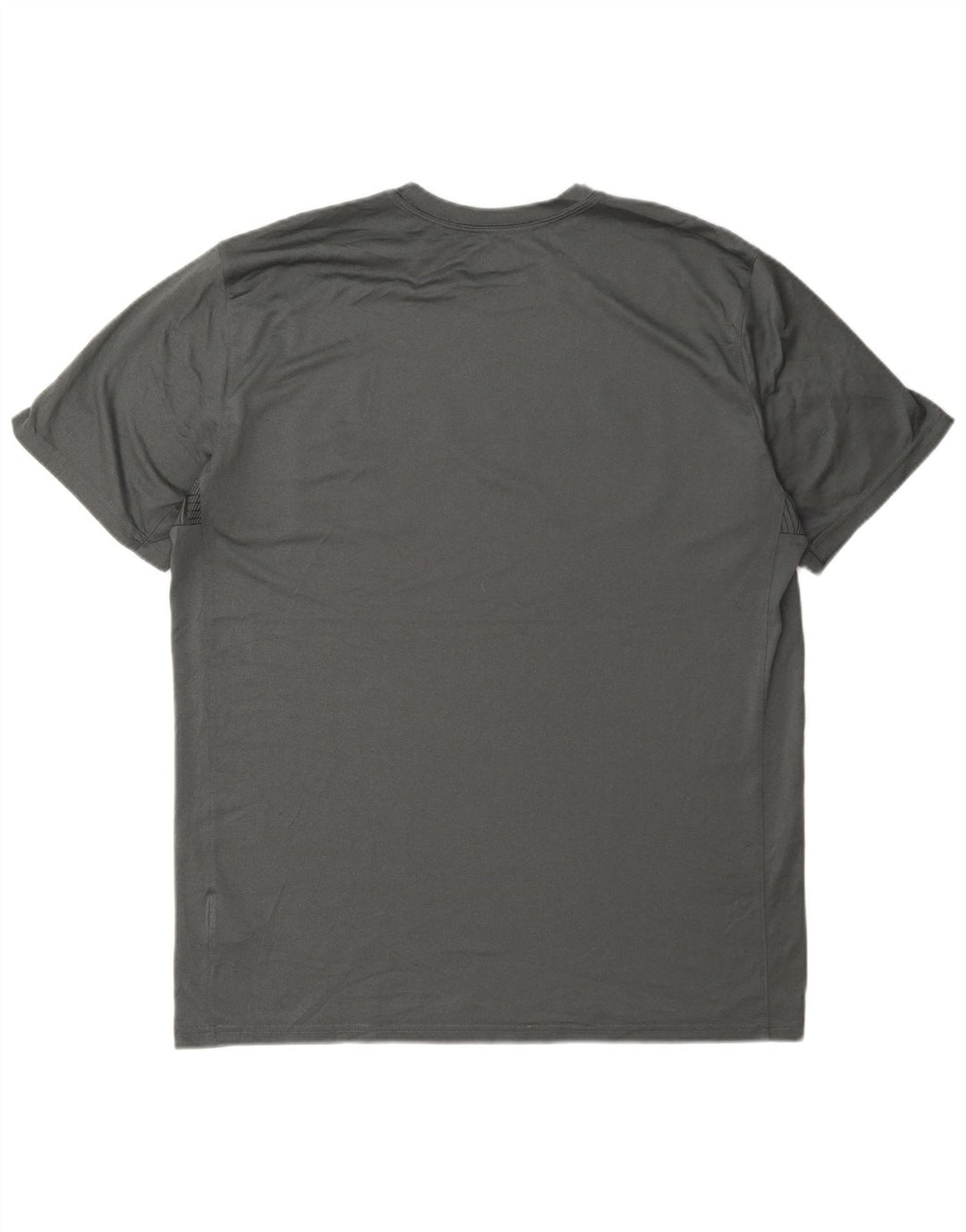 Nike Herre Dri Fit Grafisk T-Shirt Top XL Grå Polyester