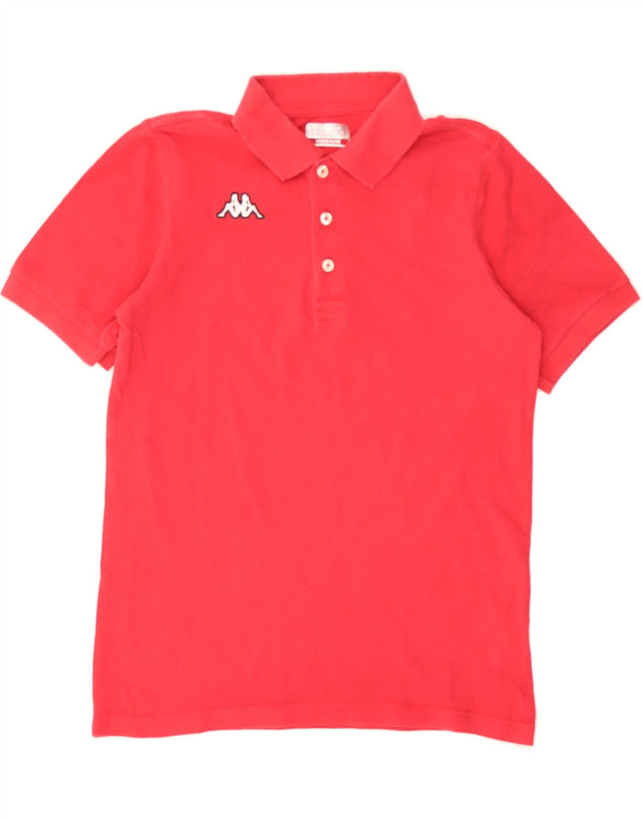 KAPPA Mens Polo Shirt Medium Red Cotton Vintage Kappa and Second-Hand Kappa from Messina Hembry 