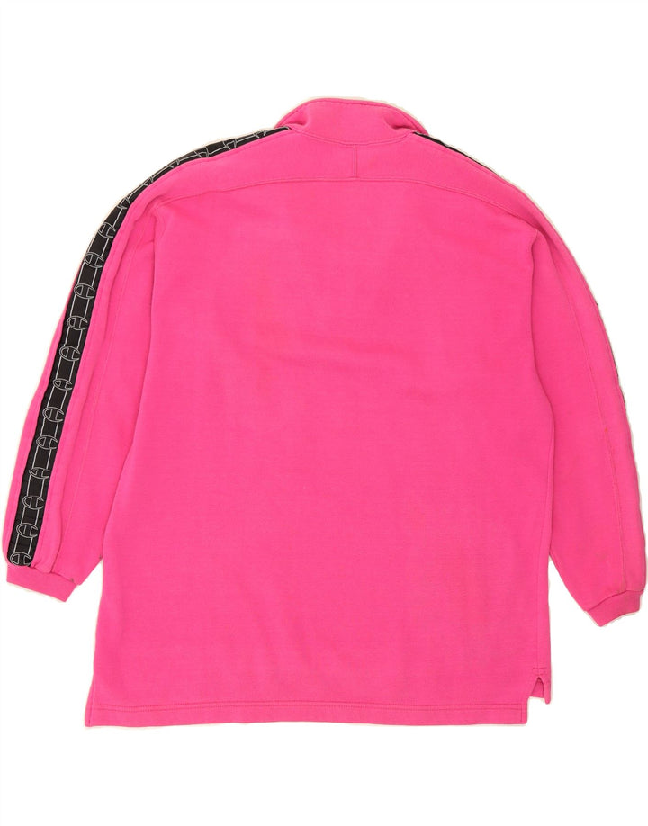 CHAMPION Womens Graphic Full Tracksuit UK 12 Medium  Pink Colourblock Vintage Champion and Second-Hand Champion from Messina Hembry 