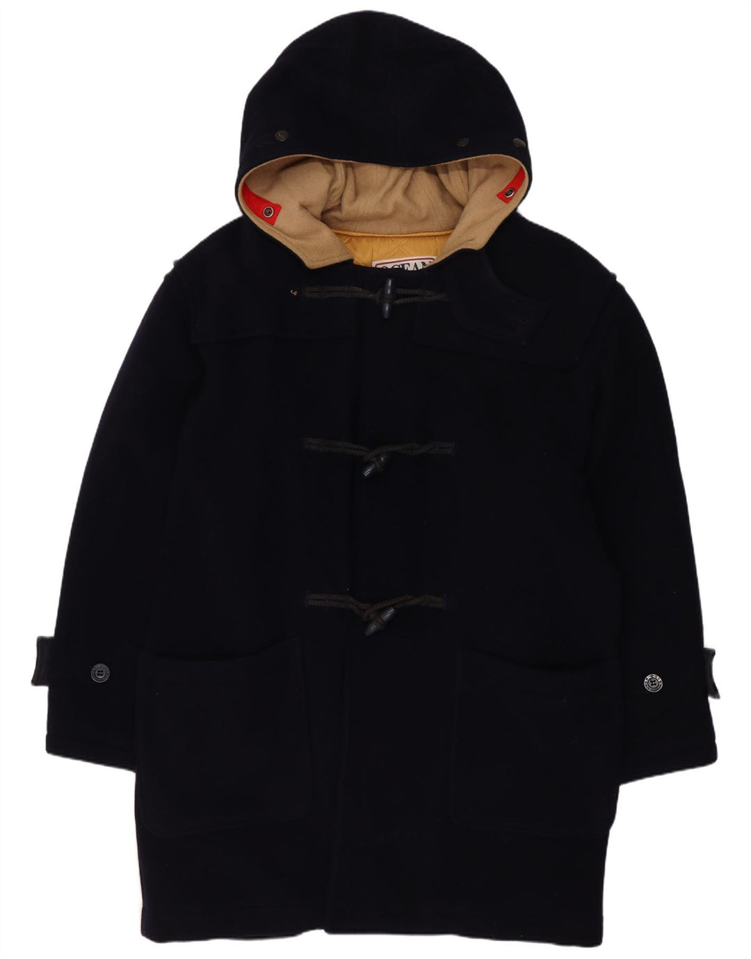 Ocean Star Herre Hooded Duffle Coat IT 48 Medium Navy Blue Polyamide
