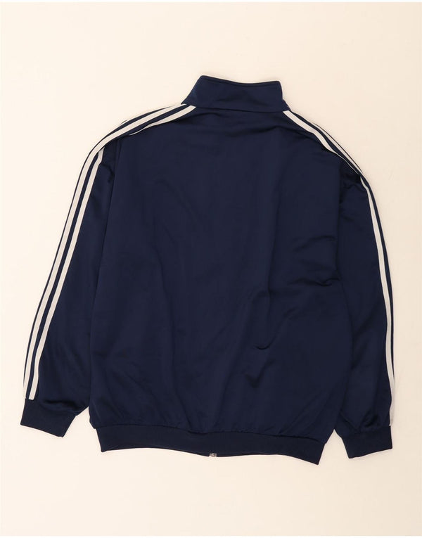Adidas Træningsdragt til mænd Topjakke UK 44/46 Stor marineblå polyester