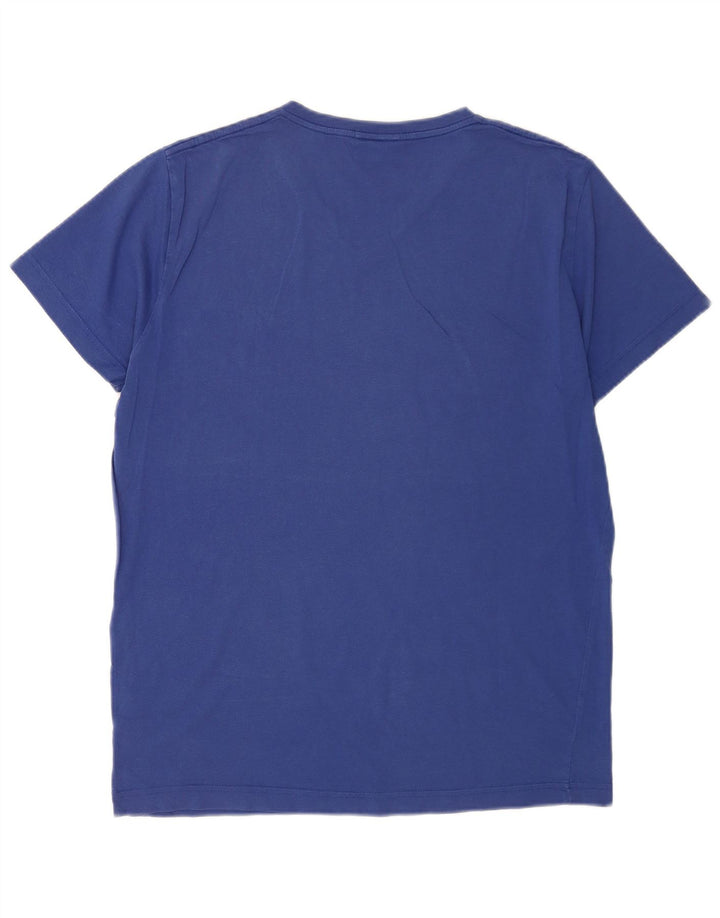 Gant Herre Slim Fit T-Shirt Top Stor Blå Bomuld