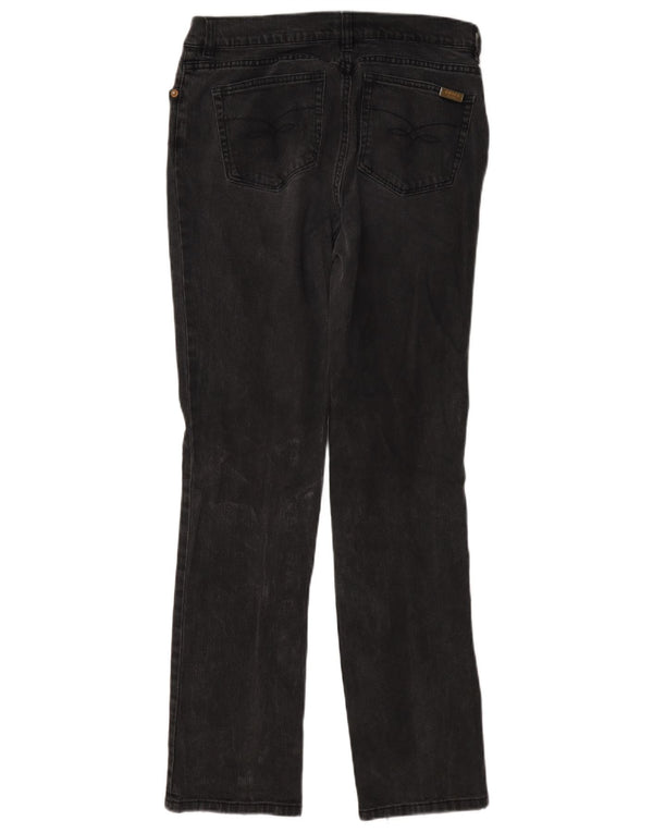 Chaps Womens Straight Jeans US 6 Medium W30 L30 Grey Cotton