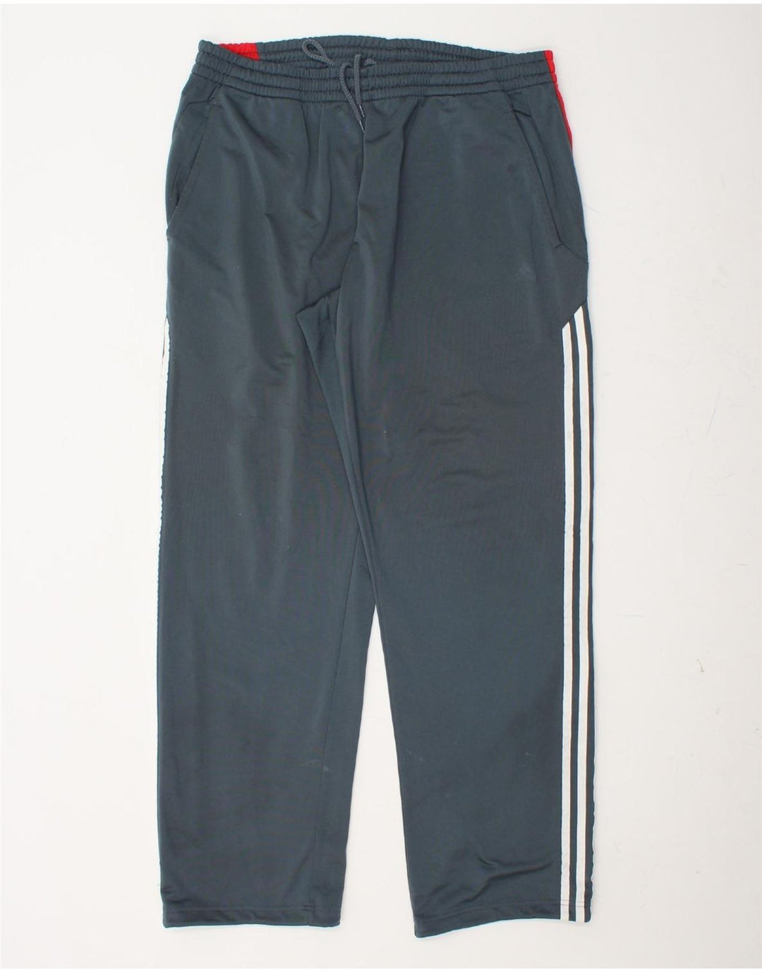 ADIDAS Træningsdragtsbukser til mænd UK 42/44 Large Blue Colourblock Polyester
