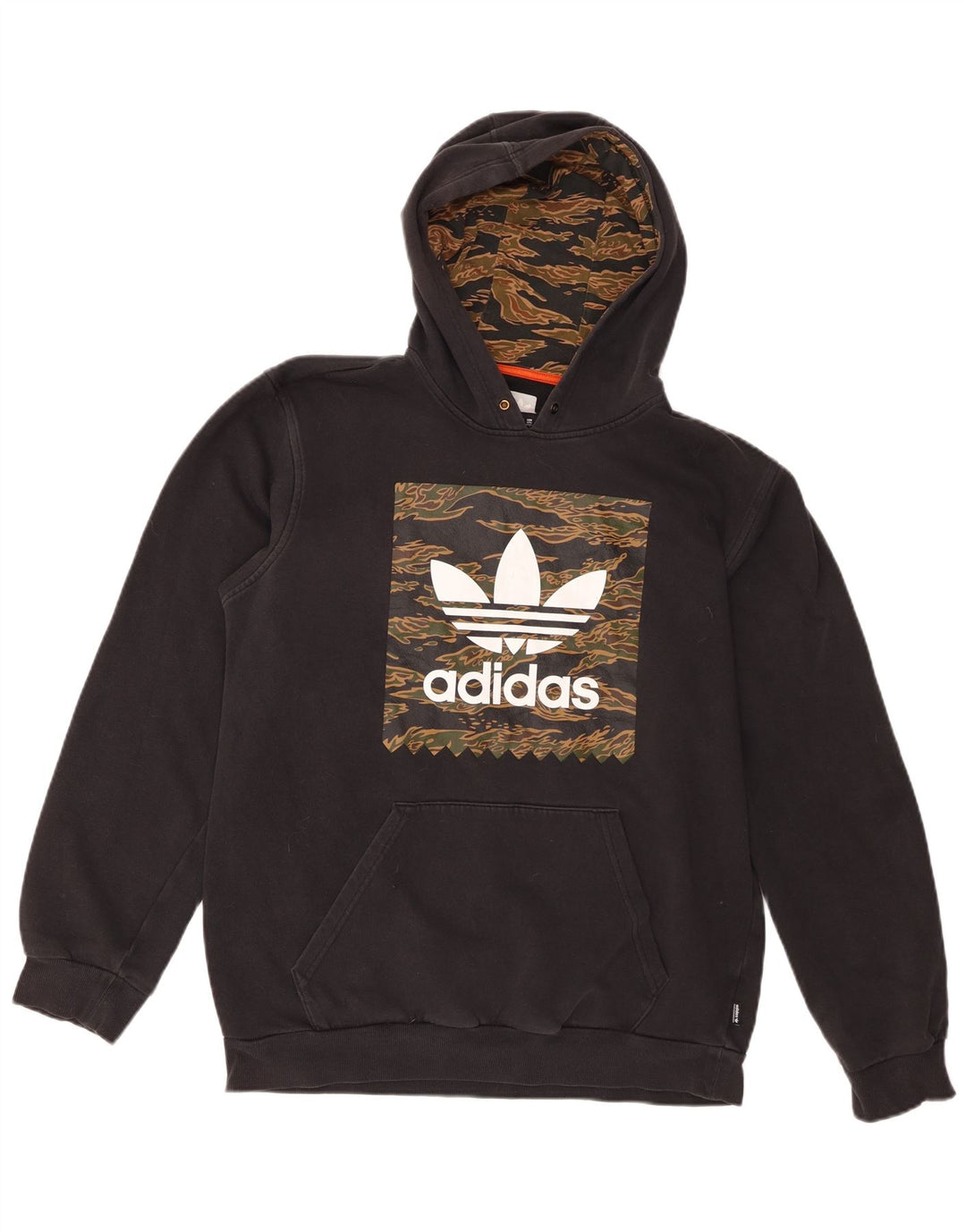 Adidas Grafisk hættetrøje til mænd mellem sort bomuld